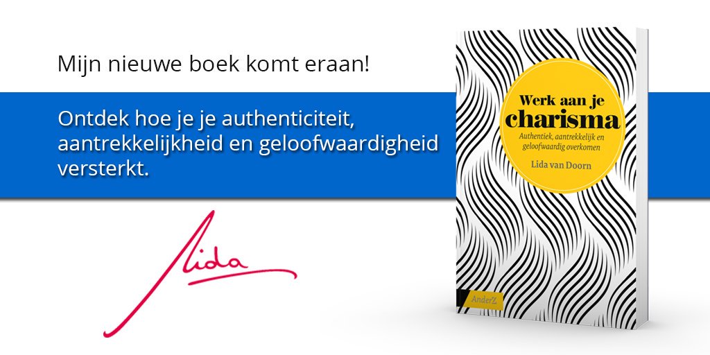 Afgelopen vrijdag is mijn nieuwe boek ‘Werk aan je charisma’ naar de drukker gegaan! Eind oktober verschijnt het. Nieuwsgierig? Lees er meer over op de site van managementboek.nl. Hier kun je het boek ook reserveren bit.ly/werk-aan-je-ch…