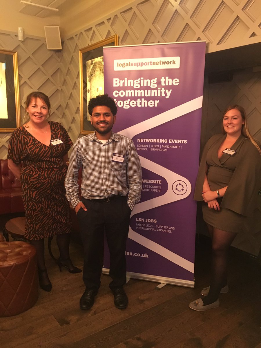 lsn_team's tweet photo. All set and ready to go! Our awesome LSN team are looking forward to seeing you shortly! 
#LSNLeeds #networkingevent #legalsupportnetwork #legal https://t.co/HsMAaKmTa7