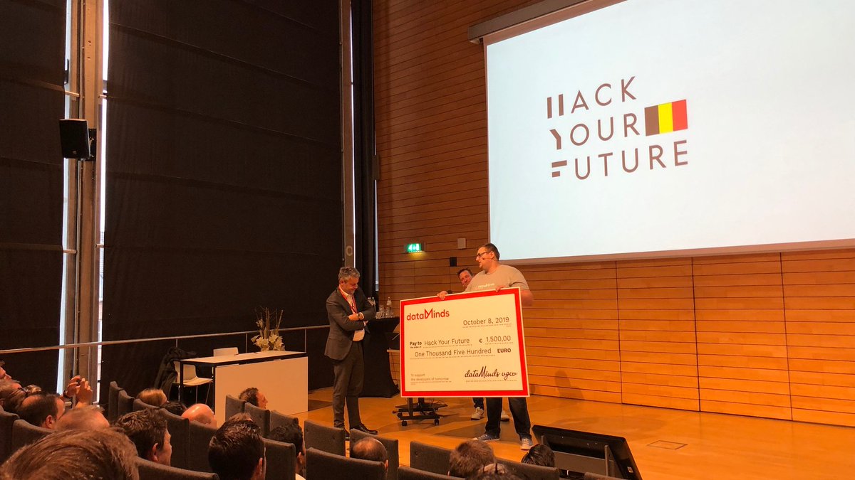 Being chosen by IT thought leader such as  <a href="/datamindsbe/">dataMinds</a> is our best reward! We feel honoured by this donation and grateful for offering us the chance to scale up our impact on diversity and inclusion. Thank you for caring <a href="/datamindsbe/">dataMinds</a>!