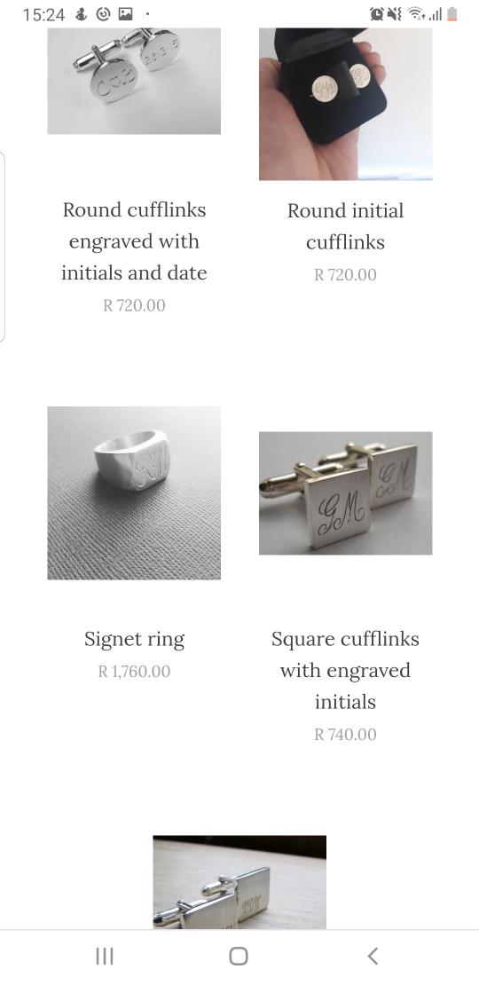 hellothula's tweet image. For Him.. handmade sterling silver cufflinks and rings. hellothula.co.za
