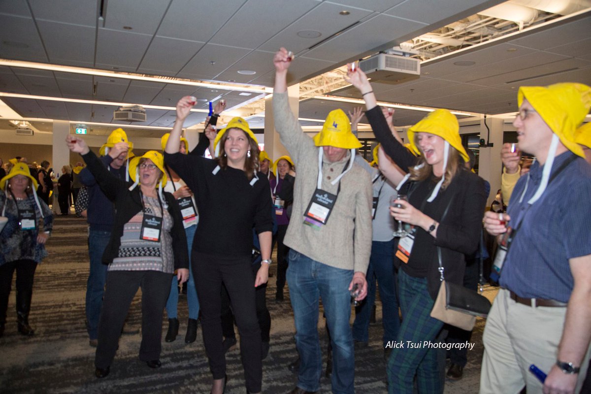 positively4ever's tweet photo. What a great Screech-In party at @Atlcanshowcase Welcome to all tourism delegates visiting @CityofStJohns @spiritofnl @DestinationSJ @HospitalityNL  Emera Innovation Exchange (Previously Battery Hotel) #ACS2019 @NLtweets #Sou'wester #hats https://t.co/IDNcrwyoc1
