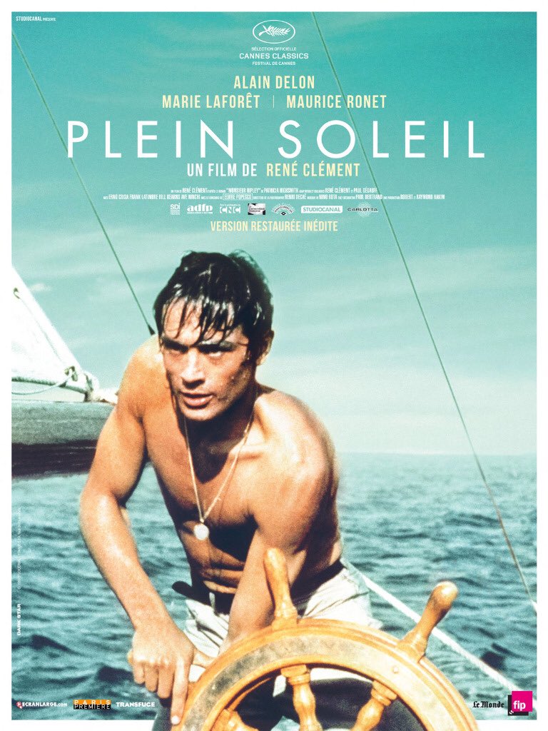 GregoryMarouze's tweet photo. Je vous retrouve pour la nouvelle saison de Mes Films de Chevet avec le chef-d’œuvre de #RenéClément #PleinSoleil le mardi 15 octobre à 20h au Majestic de Lille, avec Plan-Séquence. #Delon #Ronet #Laforêt #Highsmith https://t.co/L1UtyMsqpS