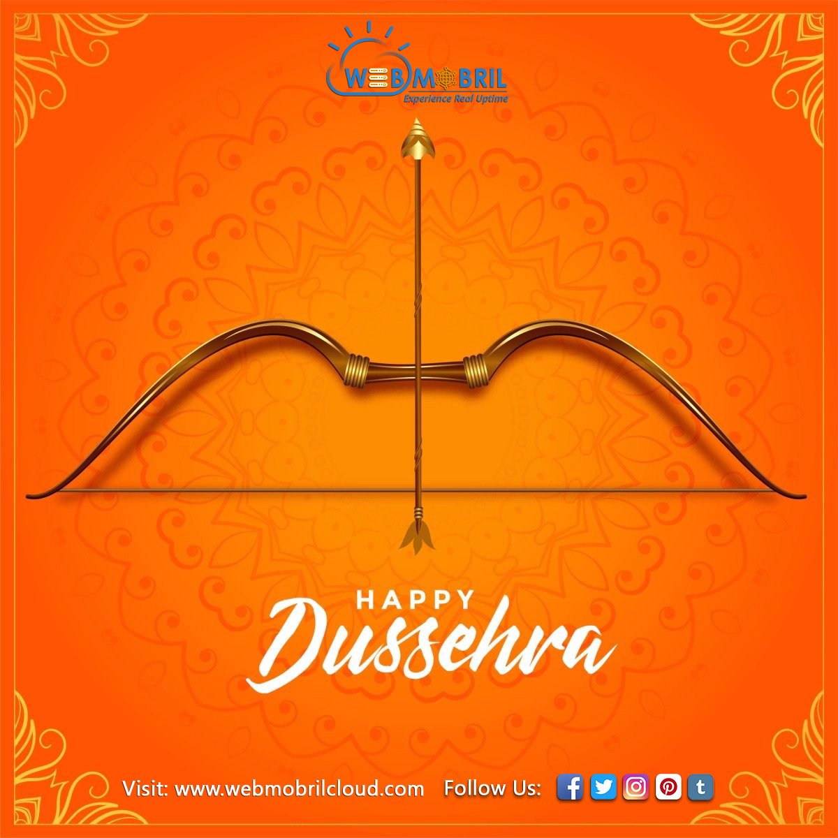 WebmobrilCloud's tweet photo. May this Dussehra burn all worries with Ravana and bring everyone loads of happiness and joy.
#HappyDussehra2019 #Dussehra #VijayaDashami #Dussehra2019 #VijayaDashami2019 #festival #webmobrilcloud https://t.co/rXXTJoZetl