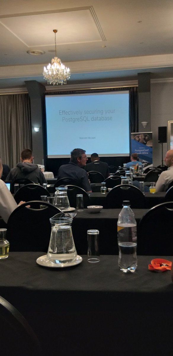 Daddycool46's tweet image. Effectively securing your PostgreSQL database
by Malcolm McLean #postgresconfza @PostgresConfZA