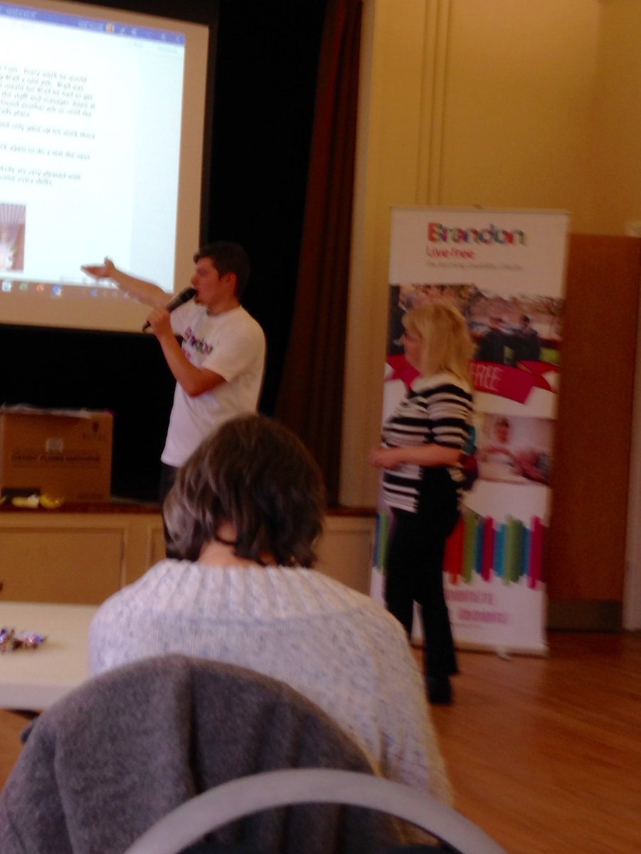 JohnAdamsEbble's tweet image. Brad giving a fantastic presentation about his job ⁦@BrandonTrust⁩ #DUQ ⁦@sportosands⁩ ⁦@AbbottTanya⁩ ⁦@VODGmembership⁩ ⁦@DrivingUpQualit⁩