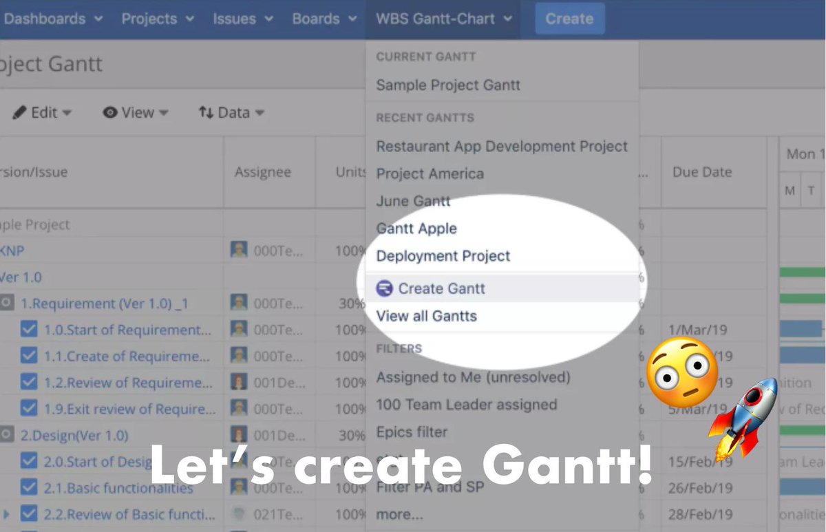 Gantt Chart Atlassian