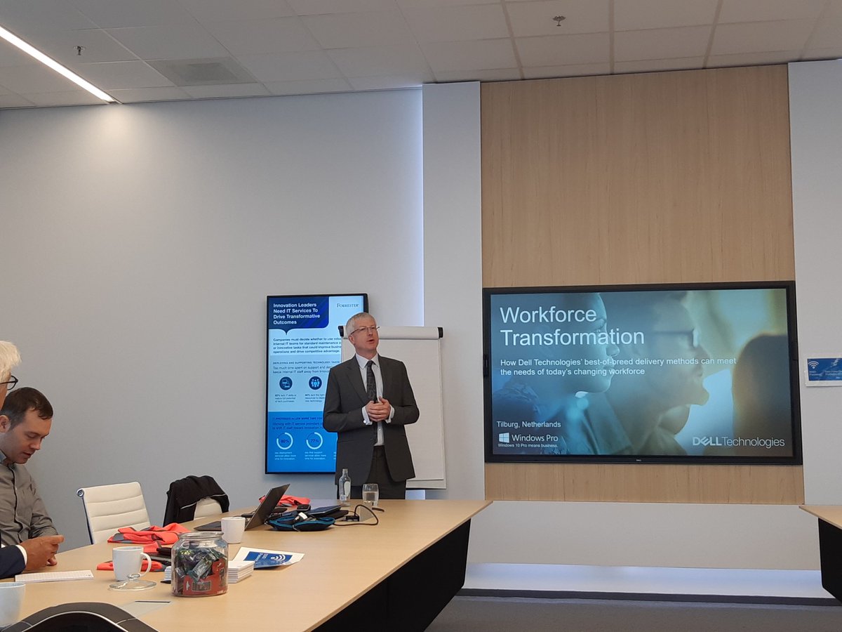 StephaneReboud's tweet photo. Good to be back to our 2nd touch centre in Tilburg #Holland. This time with @VMware @DellTech teams to discuss with @colin_sainsbury from @DellEMCServices on Digital Workspace and how to leverage #WorkSpace1 into Modern Provisioning https://t.co/GcaWgIrGZw