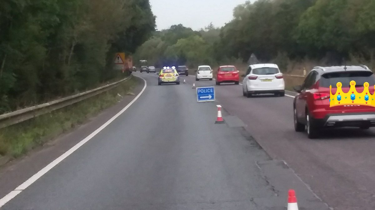 NSRAPT's tweet photo. Busy morning for #PHQRAPT
HGV with a blow out @A14Info westbound just before #A140 Junc 51
Lane 1 closed so traffic building up
Please let traffic over to Lane 2
#safedriving #planahead #benicetopeople
#PC1888 #PC129 #PC1620 https://t.co/vAc1QDGeg9