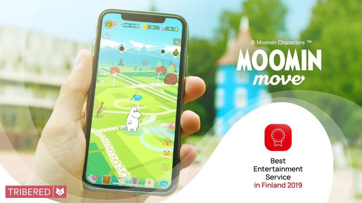tribe_red's tweet photo. Winning the #BestMobileService of Finland in 2019 in #Entertainment category at #DigitalTransportDays @finlandiatalo! Thank you! 💖 
·
#moominmove #digitalforumfinland #moominfan #tovejansson #locationbased #ar #adventure #multiplayer #happy #friends #fun #ムーミン #무민 #姆明 https://t.co/x0eL9PozY8