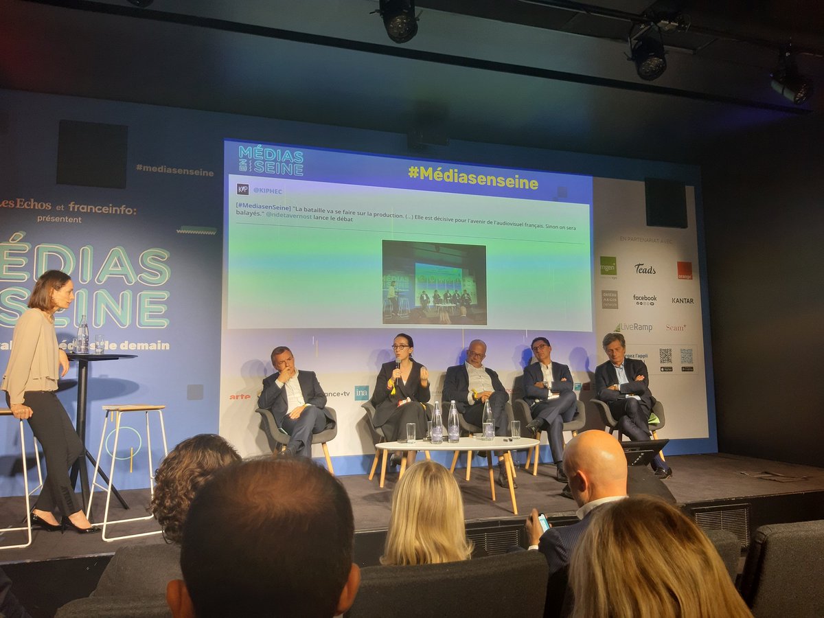 KIPHEC's tweet image. [#MediasenSeine] "La prochaine frontière, c'est l'Europe." Le vrai objectif serait de créer une ou des plateformes européennes. Le problème, c'est les droits. @DelphineErnotte