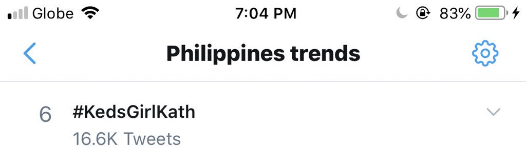 OfficialKBB's tweet photo. As of 7:04PM, #KedsGirlKath is still trending nationwide with 16.6K tweets! Stay tuned to Keds social media acounts for more updates! ✨ https://t.co/gVTVfif3xk