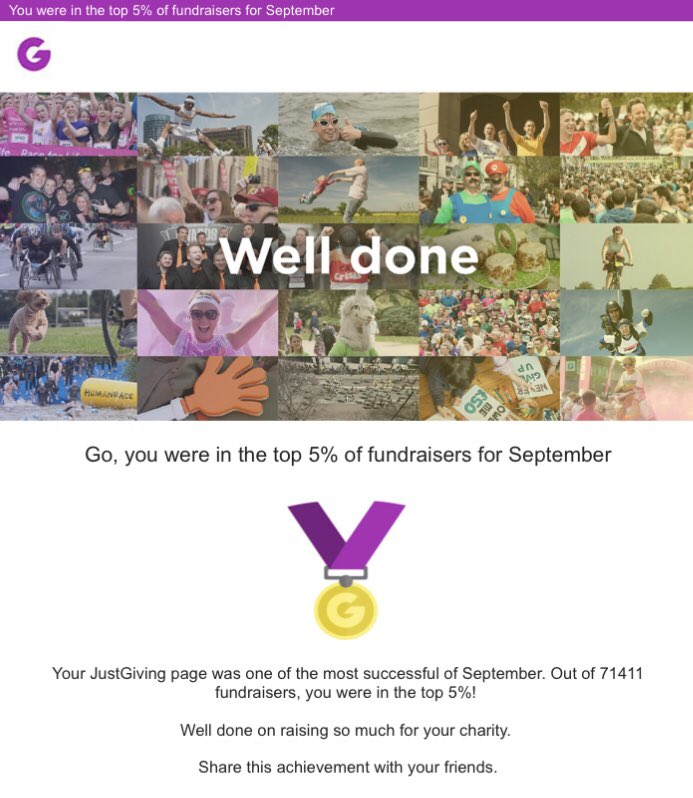ukgoelectrical's tweet photo. Thank you to everyone who donated for our tough mudder event, we are pleased to be in the top 5% of fundraisers
for September 💚 #justgiving #stcatherines #fundraiser #toughmudder2019 https://t.co/OUIcGfKjJy