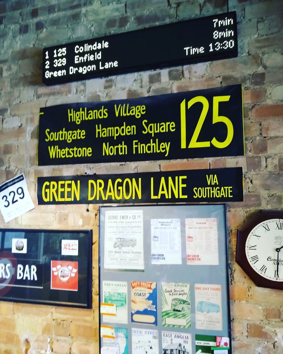 There's no longer any need to keep glancing at the bus app on your phone.  We now have live bus departures on the wall in our pub!
.
@EandBCAMRA @NLondonCAMRA #bus #londonbuses #bus329 #bus125 #Enfield #Southgate #Finchley #busstop @RailDepartures #micropub #pub