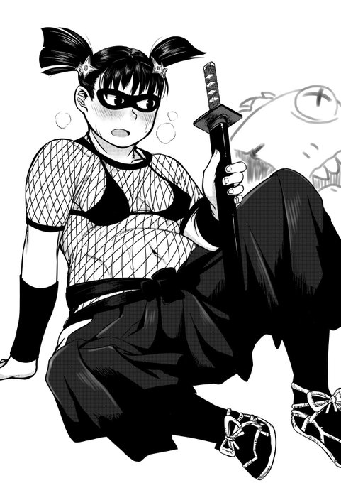 ワンパンマン シャドーリングちゃん
扉絵を見て我慢できなかった… 