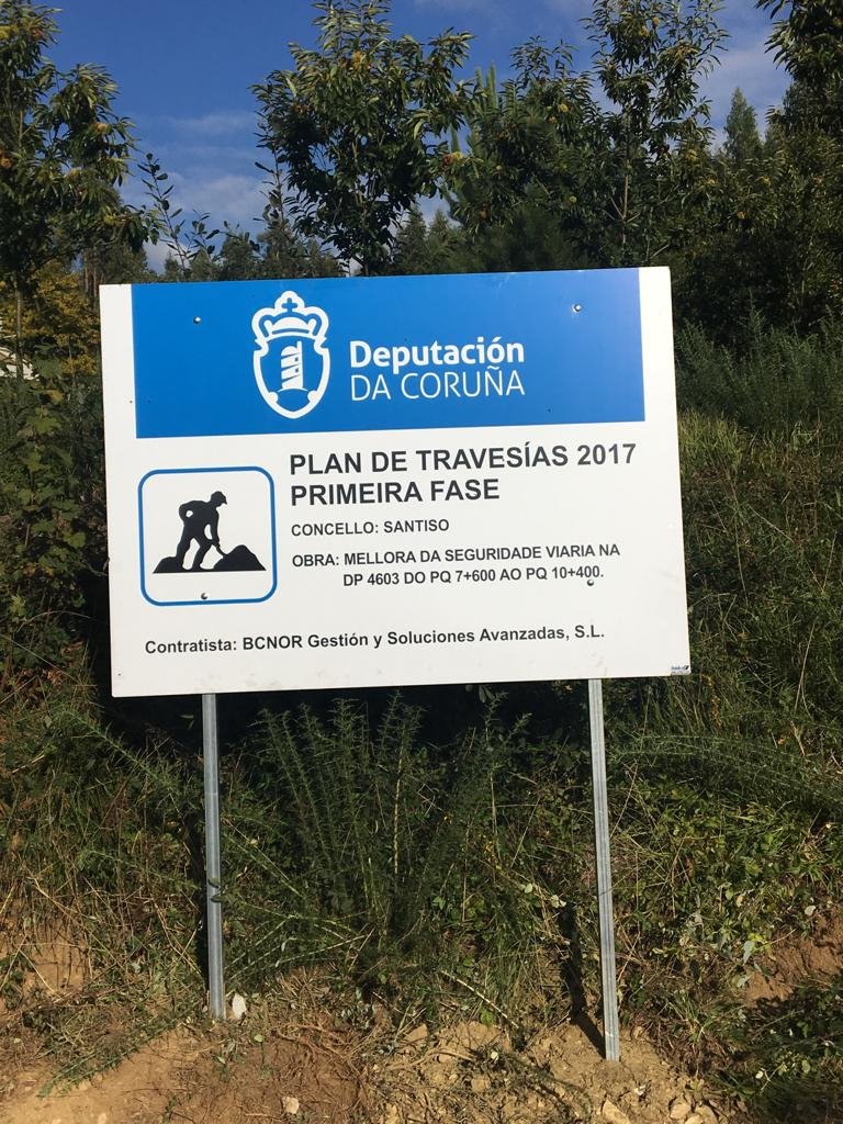 BCNORSL's tweet photo. Comienzan las 🚧obras🚧 para mejorar la seguridad viaria en el #ConcellodeSantiso 💪👀 #BCNOR https://t.co/t1smsypQBt