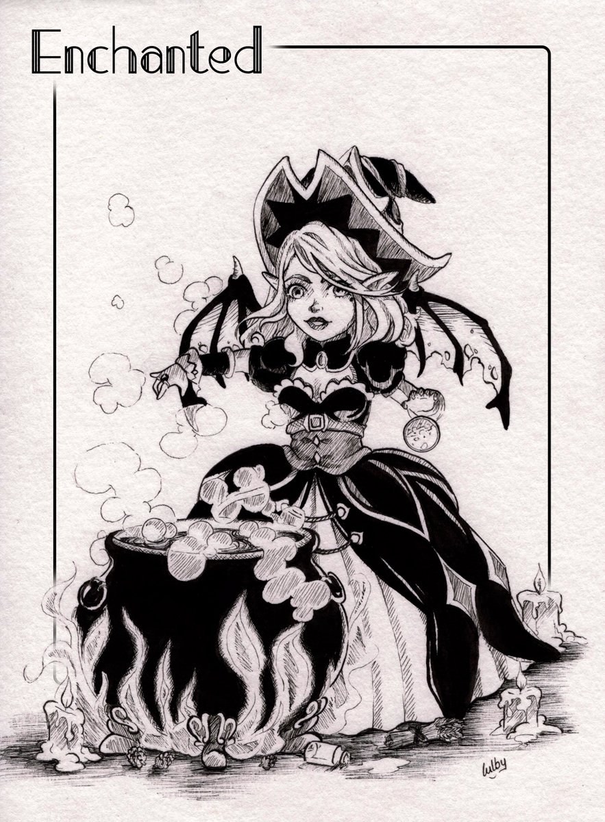 Lulby7's tweet photo. #inktoberDay7 #Enchanted #Inktober2019
I past to much time on it, but i love this character and especially this skin <3
#morgana #witchcrafted #LeagueOfLegends https://t.co/lzZdF1RNJD