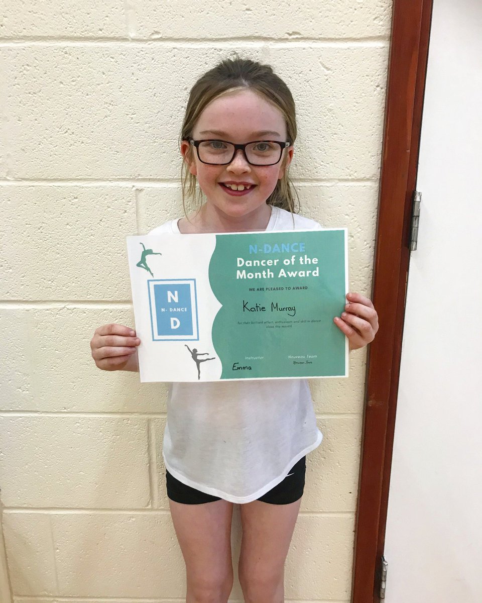 NuvoWellbeing's tweet photo. Our School Aycliffe dancer of the month is Katie! She has been working super hard on during run up to our annual show this month 😊 

Katie is a pleasure to teach and we always look forward to welcoming her into class. 🙌

#DanceroftheMonth #SuperStar #kidsdance #NDance https://t.co/KCpmsDTmw8
