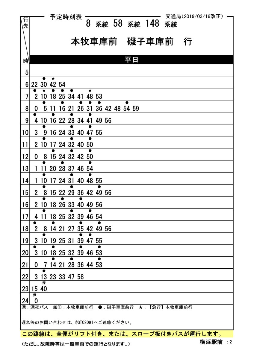 鉄道　ミニ時刻表　籠原区　24行路 鉄道 ミニ時刻表 籠原区 24行路