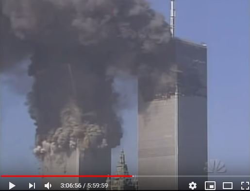 Curiously when Matt Lauer sees a close-up of the top of WTC2 clearly tilt & "fall away from the rest of the building", all he can add is "I mean when you look at it the building has collapsed. That tower just came down." He never mentions it again.26/