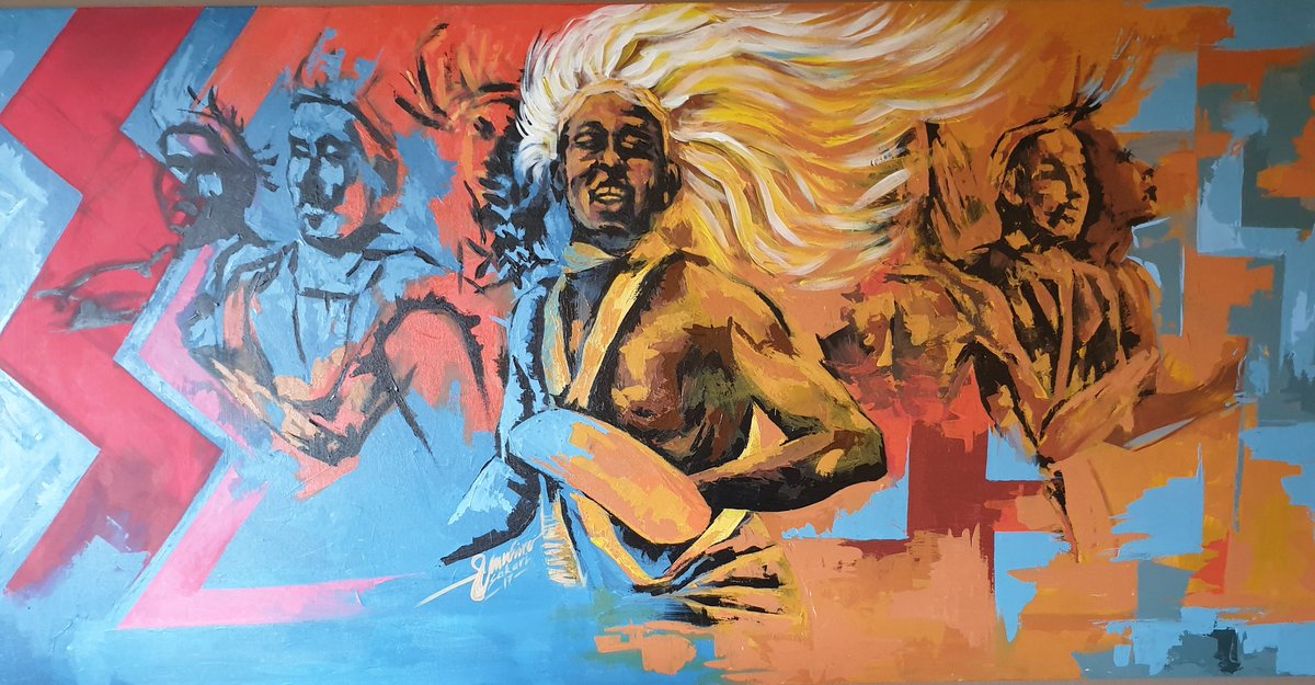 albcontact's tweet image. Yesssss... found this great artwork in 1000Collines... must say one of the warmest &amp;amp; funkiest hotels in #KigaliMyTown ❤