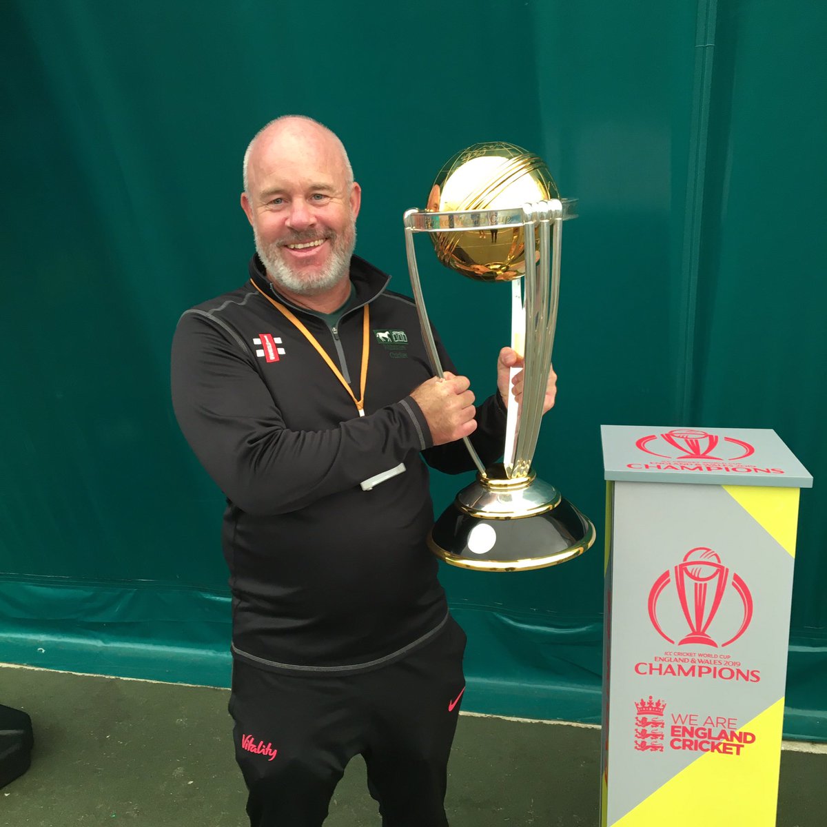 Aliwiltscricket's tweet photo. @WiltsCricket @Aliwiltscricket winner of the shiniest object in Chippenham today is...... https://t.co/1xuvCz477Q