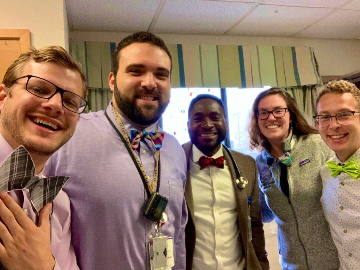PittIMChiefs's tweet photo. Bow ties make Monday��s much better. #dreamteam #lifechangingresidents @UREssien https://t.co/WyaSRWhD5v