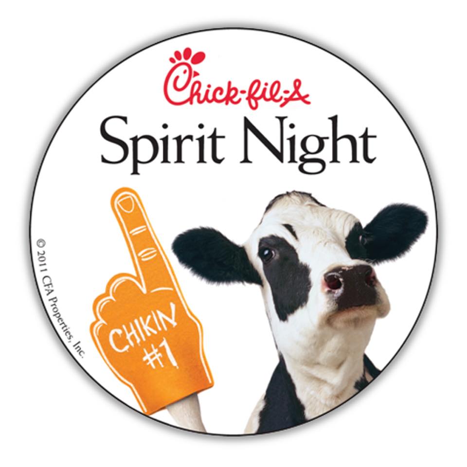 cfaclemmons's tweet photo. Pinebrook Elementary School Spirit Night tonight from 5-pm.  Come show your support! @DavieCountySch https://t.co/x7gAfm3ZBH