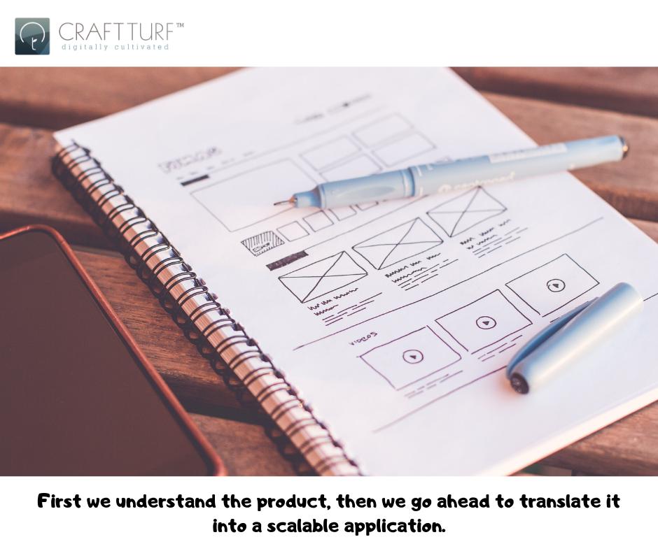 craftturf's tweet image. First we understand the product, then we go ahead to translate it into a scalable applications. #craftturf #scalableapp