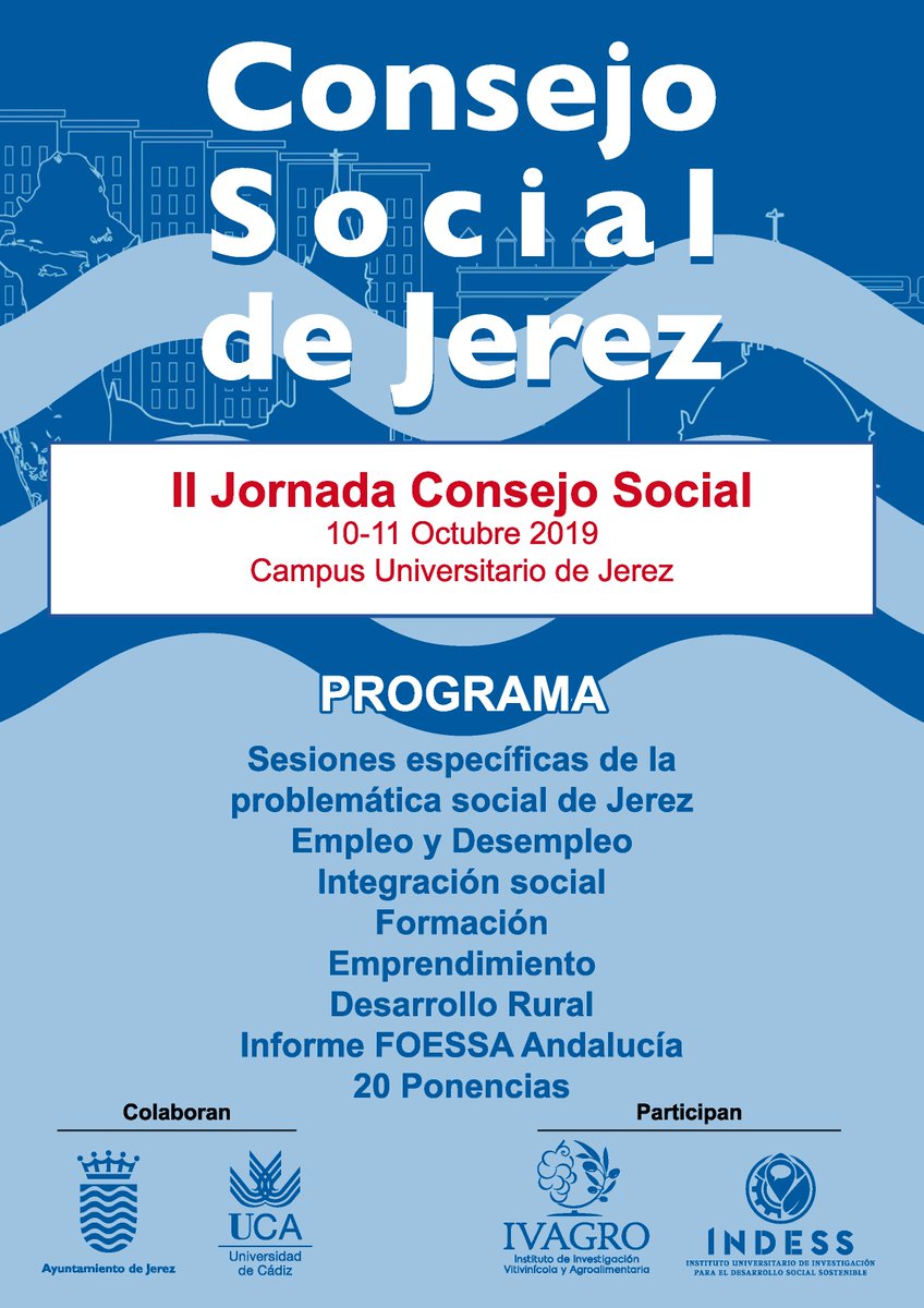CaritasJerez's tweet photo. Hoy se han presentado las II Jornadas del 
@ConsejoSocial que se celebran 10 y 11 de octubre en el Campus. El jueves 10,@Guillermo__2004 presentará el Informe FOESSA Andalucía,una radiografía de la situación actual de la comunidad ¡Te esperamos!
#LaAndaluciaQueEs #LaRealidadQueEs https://t.co/hHvx9jJqVL