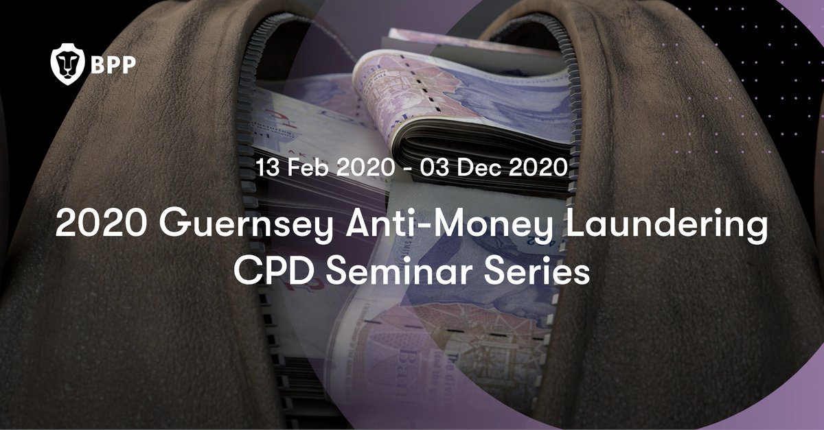 The 2020 Guernsey Anti-Money Laundering CPD Seminar Series is now available to view and book on the BPP CI website: bppci.com/GSYAMLCPD. The courses will be delivered by: Chris Usher and Andrew Horbury.