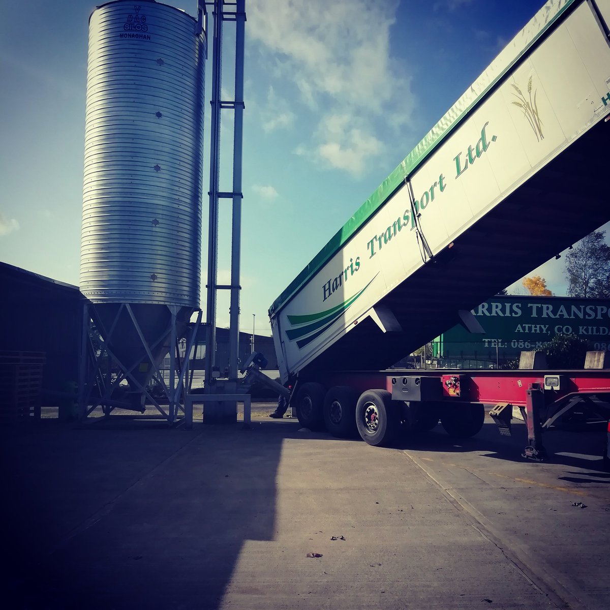 Fresh from the malt house to the packaging line in Athy. Crop 18 #hookheadseries Ale malt.