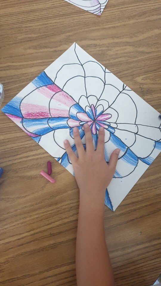 #AISCyprus Grade 4B is currently finishing their Optical illusion Art work, focusing on the 3D effect. Their work is looking great.