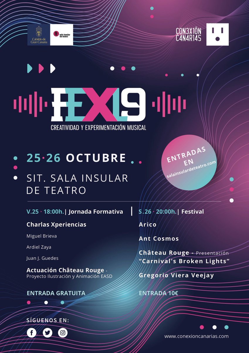 Este 25 y 26 de octubre llega el #FEX19 al #SIT 
Toda la info aquí: conexioncanarias.com/noticias/fex-2…