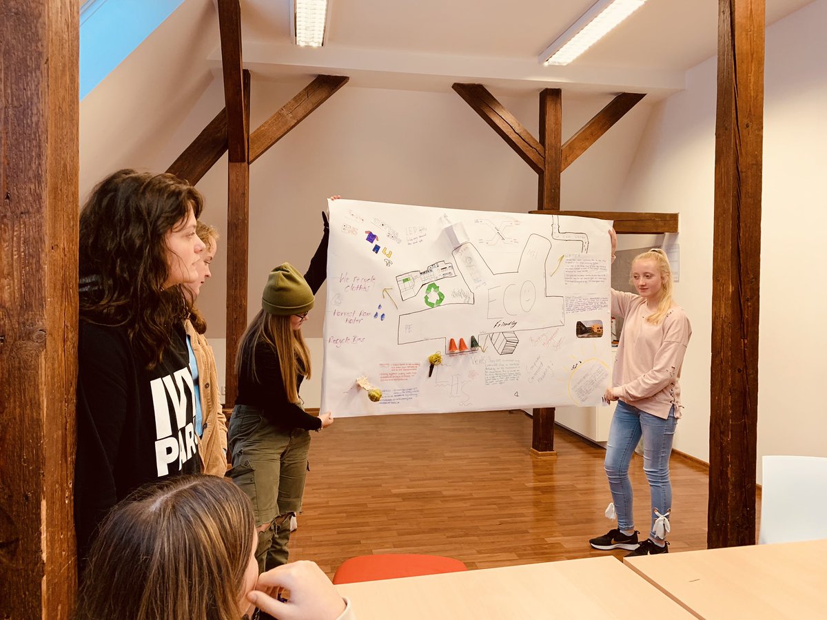 LHS_ScienceDept's tweet photo. Our students presenting their project on the Eco friendly systems within LHS. We are very lucky to have such a modern; environmentally friendly building. #SharingIdeas #Projects #EcoFriendly #CzechOutOurFabSchool https://t.co/40pjxE6Id1