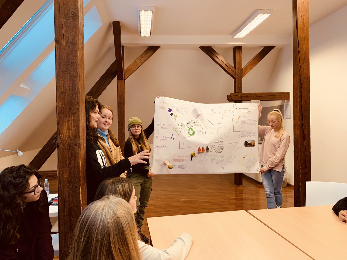 LHS_ScienceDept's tweet photo. Our students presenting their project on the Eco friendly systems within LHS. We are very lucky to have such a modern; environmentally friendly building. #SharingIdeas #Projects #EcoFriendly #CzechOutOurFabSchool https://t.co/40pjxE6Id1