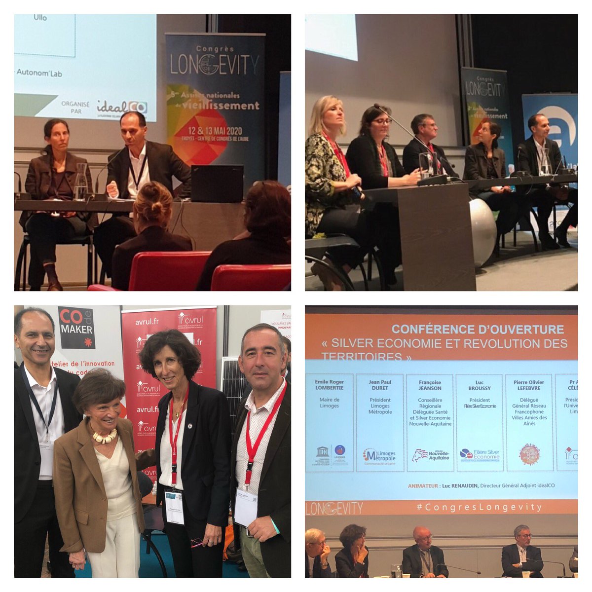 #CCI #silvereco 1er #CongresLongevity International à #ESTERTechnopole #Limoges !
Intervention sur le retour d’expérience d’un programme européen Interreg IV lors du grand rassemblement #silvereconomy2019 à Ester Technopole avec <a href="/micheledelaunay/">Michèle Delaunay</a> <a href="/Pierre_Merigaud/">Pierre Mérigaud</a> @autonomlab