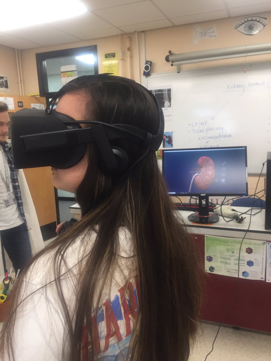 HSScienceDept's tweet photo. It’s Biology Week! Try exploring the human body in VR!!! https://t.co/A3WGLZHiUe