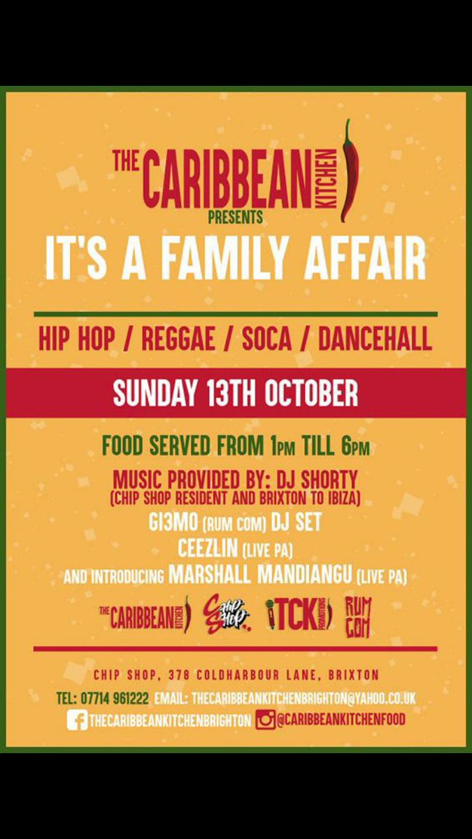 If you're in the Brixton area on Sunday be sure to check this out. 
Marshall Mandiangu is an extremely talented young man destined for greatness.