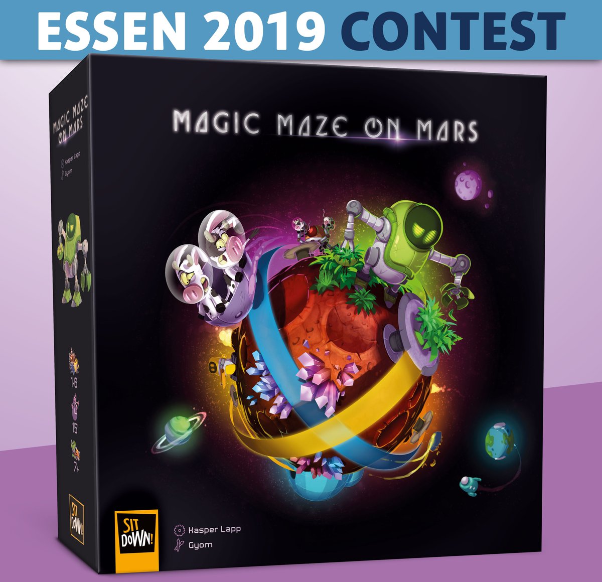 Wanna WIN Magic Maze on Mars? LIKE and RT this post be entered to win it. The winner will be notified On next Friday. The game will have to be picked up at the SPIEL ’19 (DE-Essen) only. sitdown-games.com #boardgames #essen2019 #j2s #magicmaze #tabletopgames