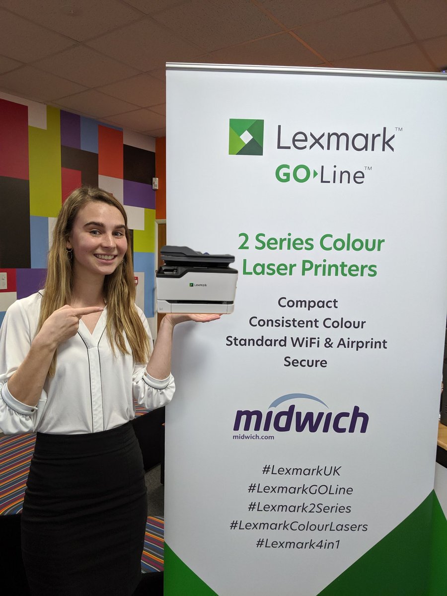 twentysixotwo_'s tweet photo. How the @LexmarkUK 2 Series Colour Laser Printers feel with all their capabilities, versus how they feel in your office space. #lexmarkGOLine #LexmarkUK #Lexmark2Series, #LexmarkColourLasers #Lexmark4in1
Contact your @Midwich account manager for more info
*size not to scale https://t.co/MQHeYejHWT