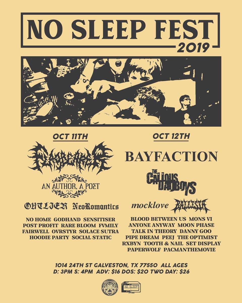 No Sleep Fest tweet media