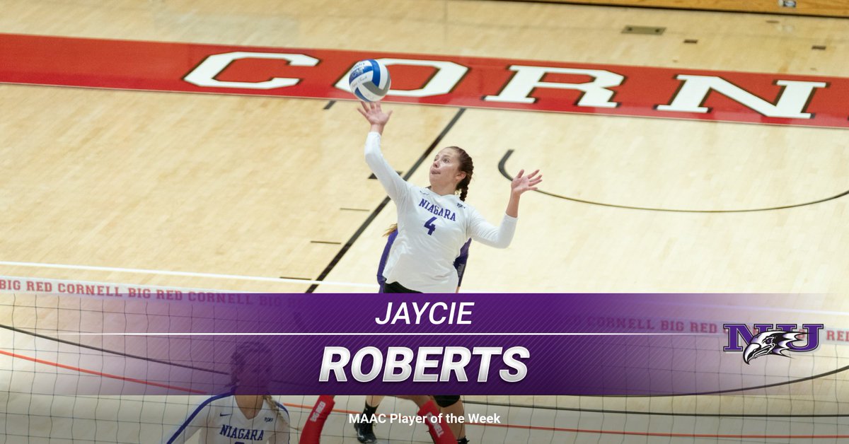 NiagaraVB's tweet photo. Congratulations to Jaycie Roberts and Emillie Wright, who have both earned MAAC weekly honors!

#TheEmpireSpikesBack | #EaglesTakeFlight | #MAACVB https://t.co/xWEdOSbpe3