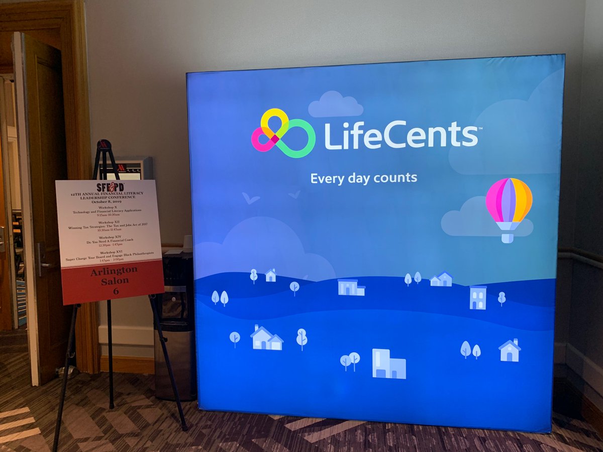 We're off to a great start at #SFEPDCONF2019! Stop by the LifeCents table to learn how our platform empowers people to acquire the knowledge, build the habits, and gain the confidence they need to make smarter everyday financial decisions.