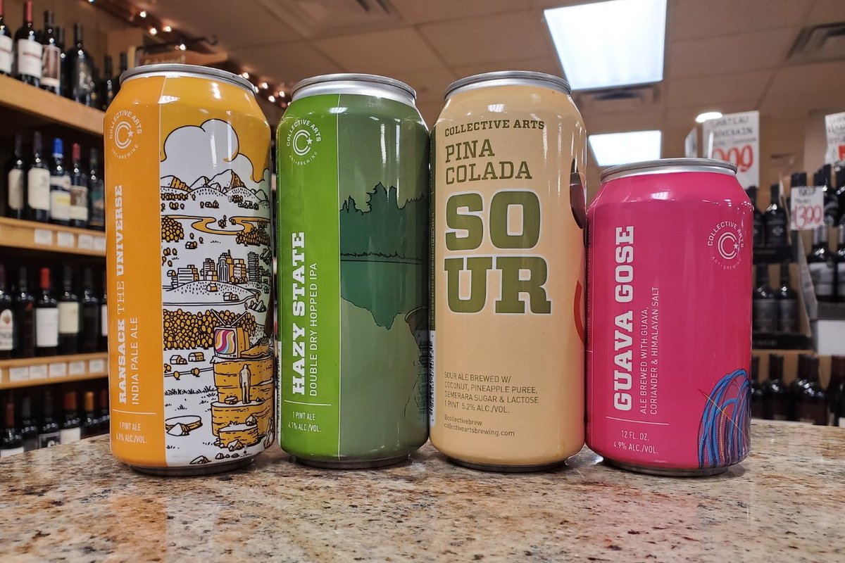 cffmvine's tweet photo. Free Collective Arts can sampling. Tuesday October 9th from 5pm to 7pm! Stop by to taste some of these killer brews! @CollectiveBrew https://t.co/diDbfnM8n1