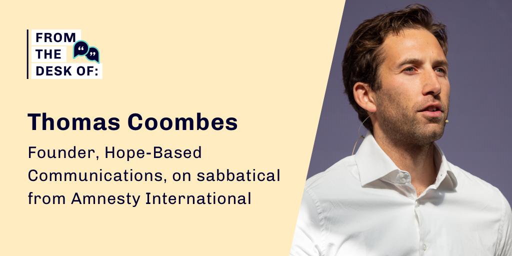 bluestate's tweet photo. .@the_hope_guy (on sabbatical from @amnesty) spoke with our Chief Innovation Strategist, Samir Patel, about making Amnesty “cool” again. Read the full conversation:
https://t.co/WqXInKVQ8W https://t.co/Eau56fgST0