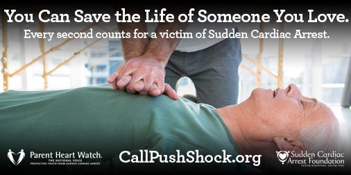 PHWorg's tweet image. 7 in 10 sudden cardiac arrests happen in the home. EMS can take up to 12 minutes to arrive. An SCA victim needs immediate help to survive. Don’t wait – call 911. The dispatcher can talk you through CPR, which can triple the chance of survival. #CallPushShock #YouCanSaveALife