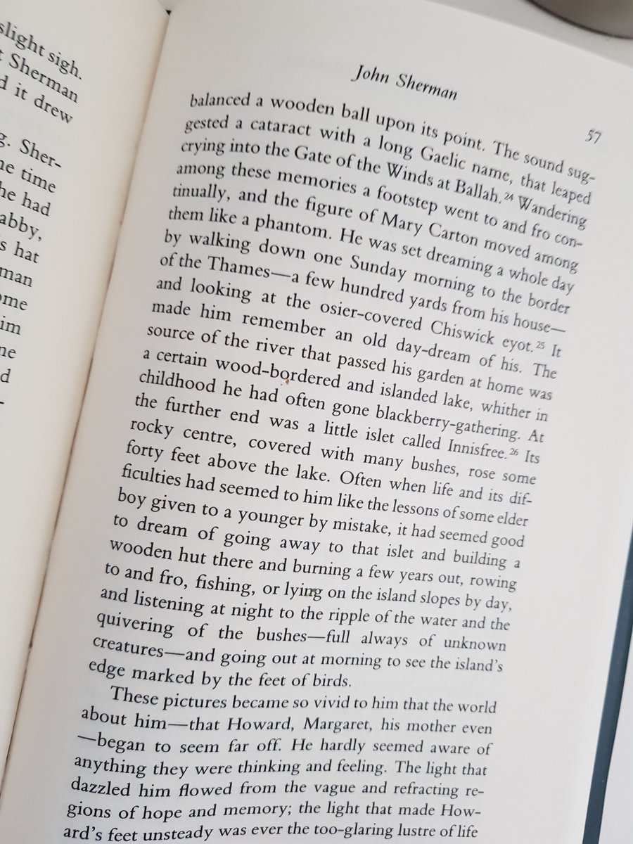 WB #yeats finished 1st draft of novel 'John Sherman' #otd in 1888, his vivid 1st-person account of Sligo nostalgia, with Innisfree memories triggered by the Thames at Chiswick. Come along on Sun 20 Oct (see wbyeatsbedfordpark.com/events) + discover the places that prompted the poetry!