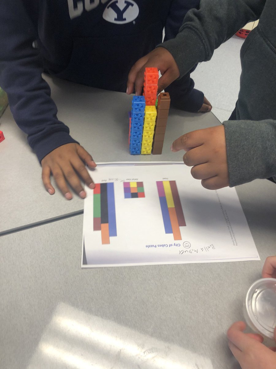 mathchef's tweet photo. Exciting exploration for my 5th graders today using Mindset Mathematics; Visualizing &amp; Investigating Big Ideas.#mathconnectsus https://t.co/t3xEl8XEP8