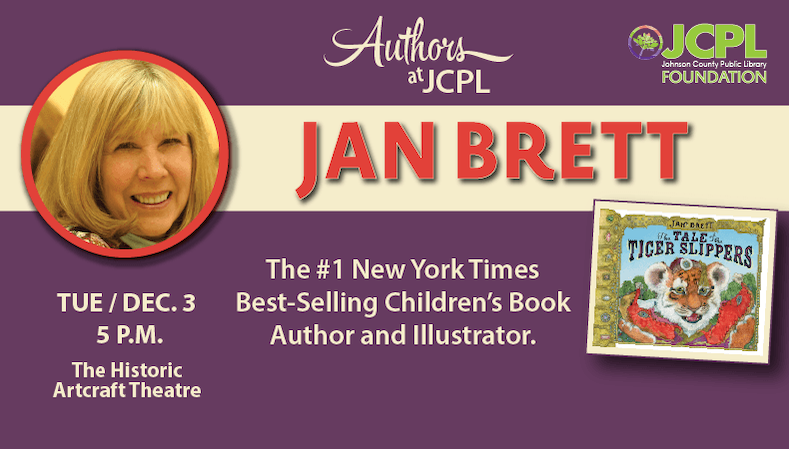 jcplin_ebooks's tweet photo. JCPL is thrilled to welcome best-selling children's author and illustrator Jan Brett on December 3rd. Register at:
https://t.co/j9eWmaPl5o https://t.co/ecCRHMfugw