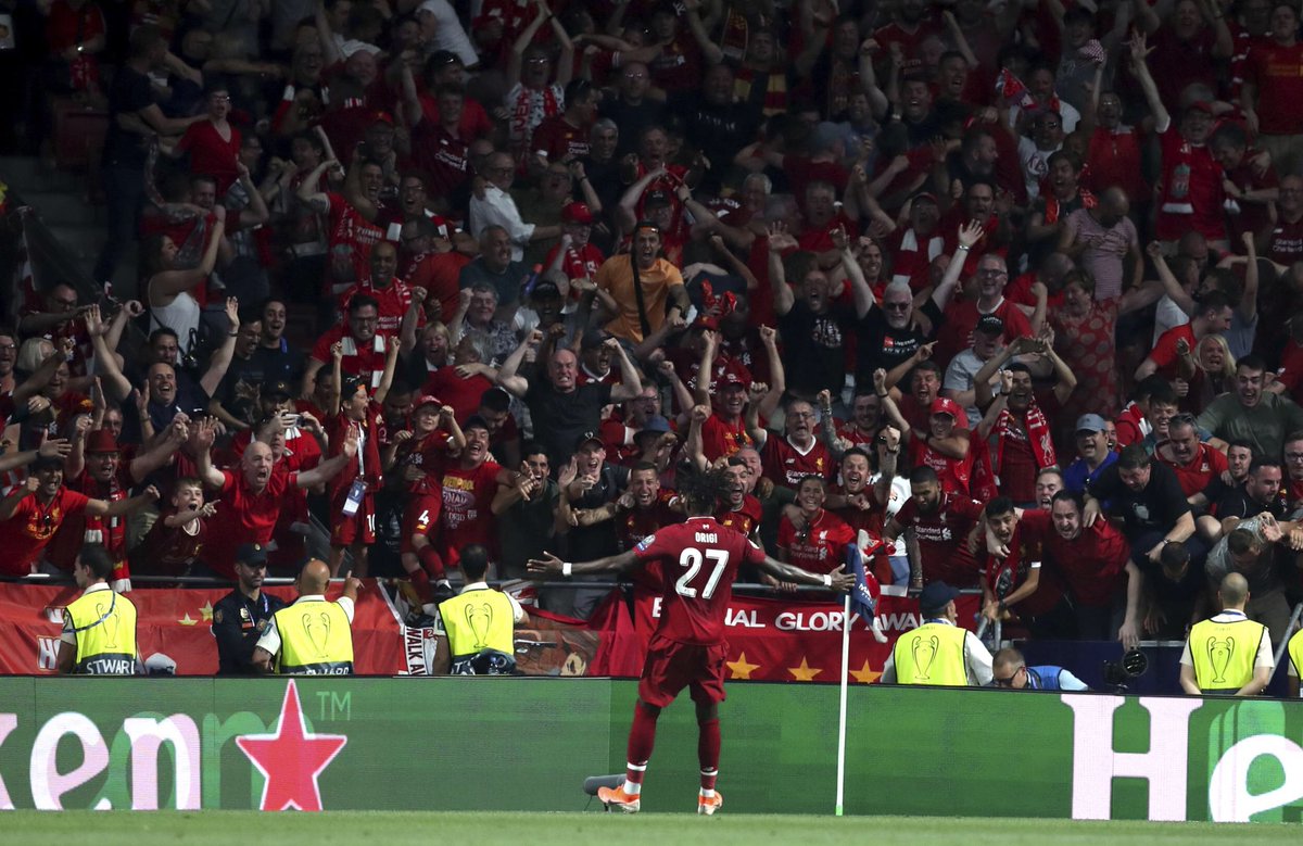 From the forgotten man, to the man who took us to the promise land. Divock Origi ladies and gentleman.